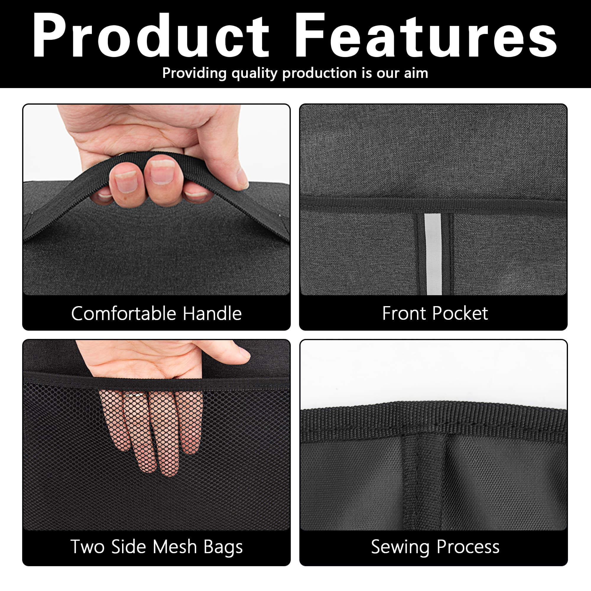 Juicer Cover, Waterproof and Dustproof  Protective Cover Compatible with Ninja JC151 and  Ninja NeverClog Cold Press Juicer, 12.6 "L x 7.9 "W x 15.7 "H - Dark grey - 2