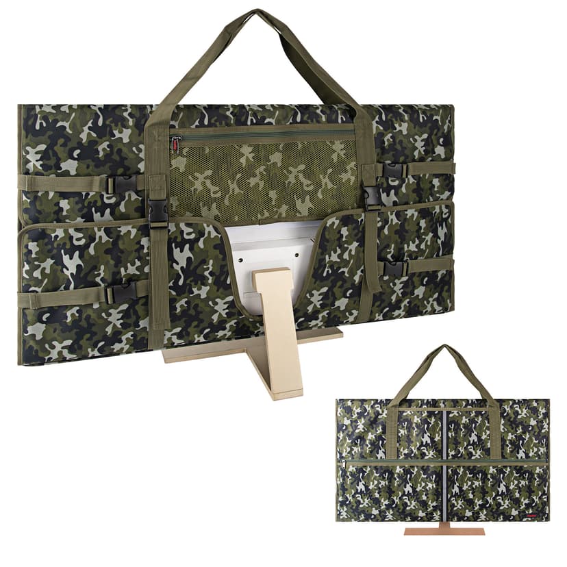 Kingshion Travel Carrying Bag Compatible with 32" All-in-One Desktop Computer and 32" Monitor (Camouflage Green)