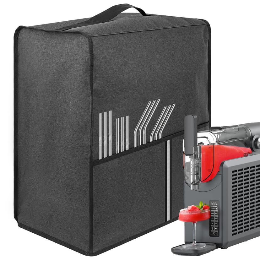Kingshion Slush Machine Cover & Frozen Beverage Drink Dust Protector - Compatible with Ninja FS301/FS301C Smoothie Machines, Universal Waterproof Dust Cover - Dark Gray
