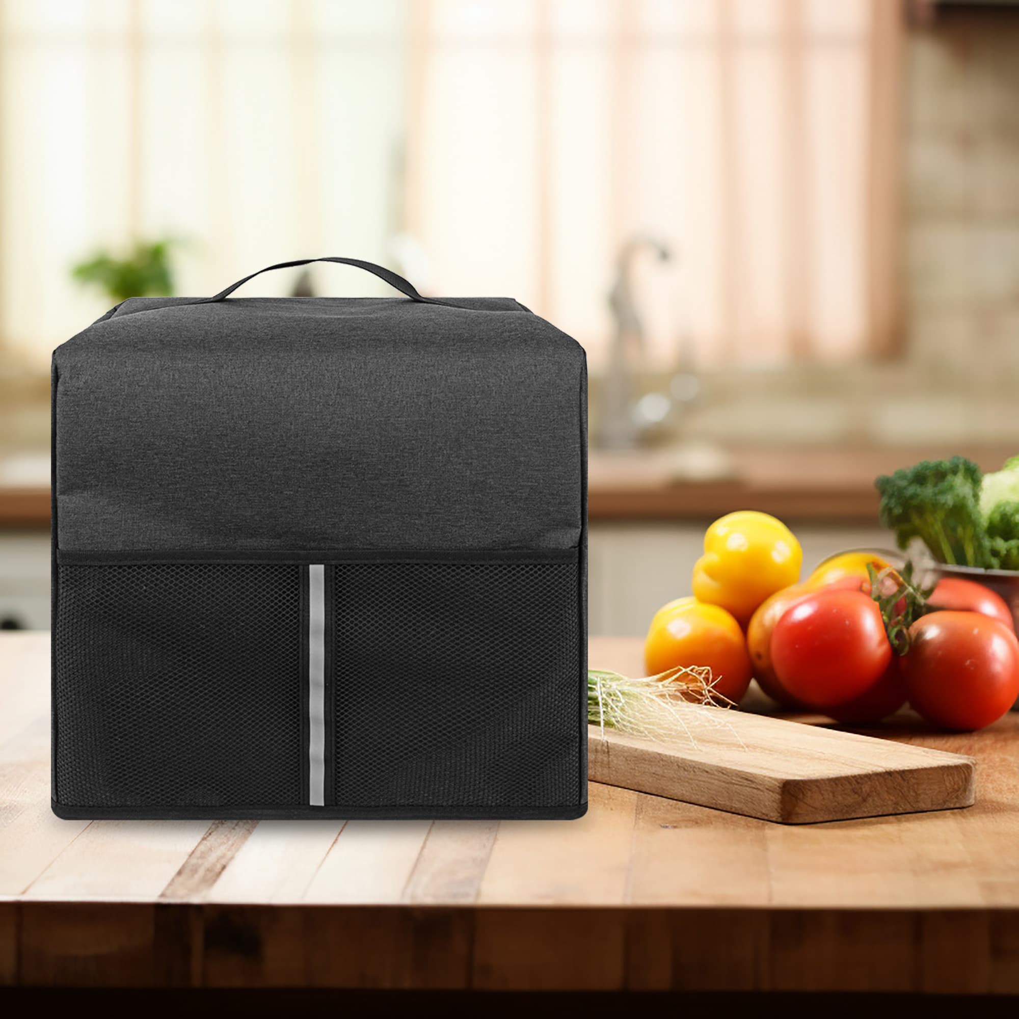 Noodle Machine Dust Cover Compatible with Philips 7000 Series Pasta Extruder/Electric Automatic Pasta Machine,Protective Cover with Insertion Bag - Dark Gray - 7