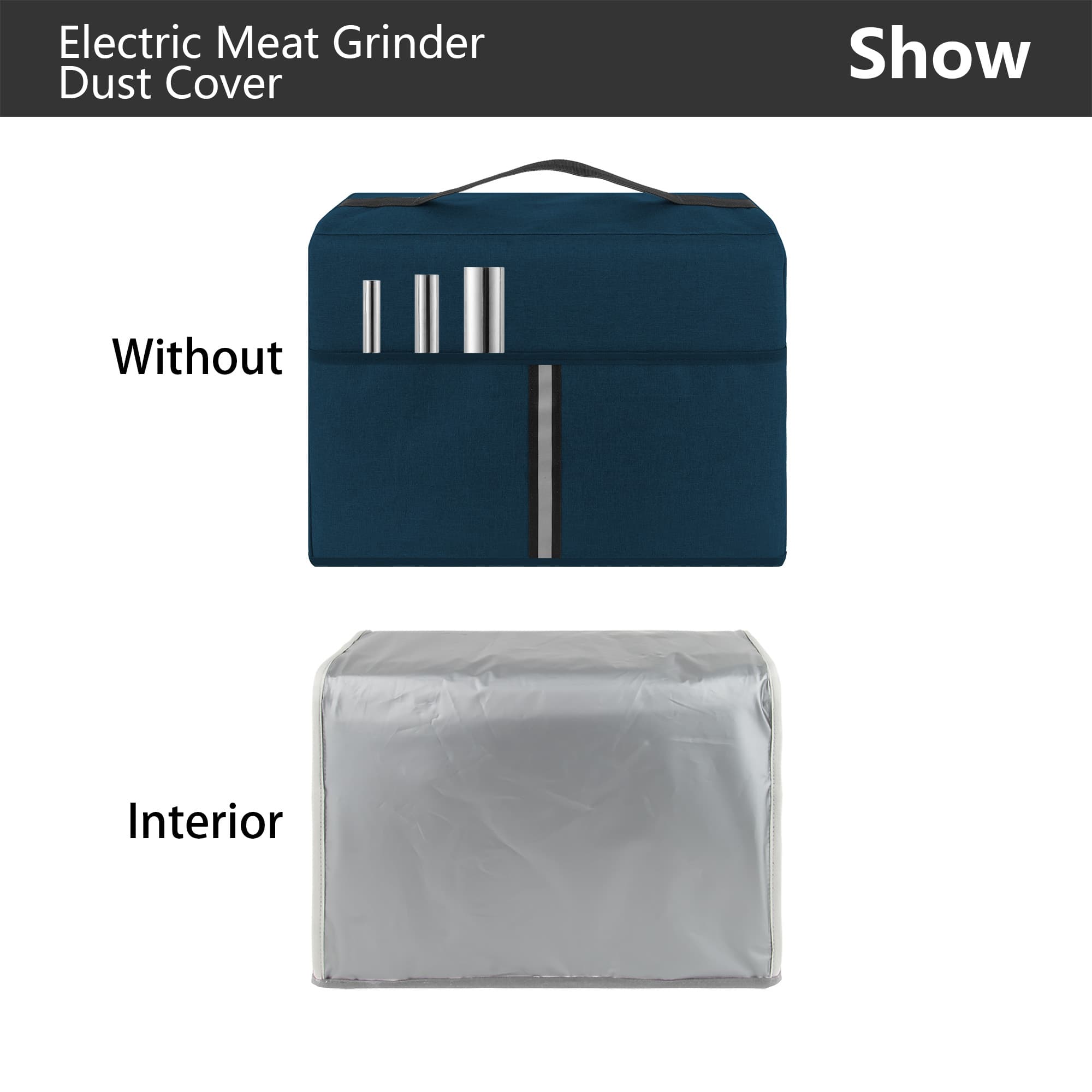 Electric Meat Grinder Dust Cover, Heavy Duty Meat Mincer Dust Cover, Food Grinder Dust Cover - 4