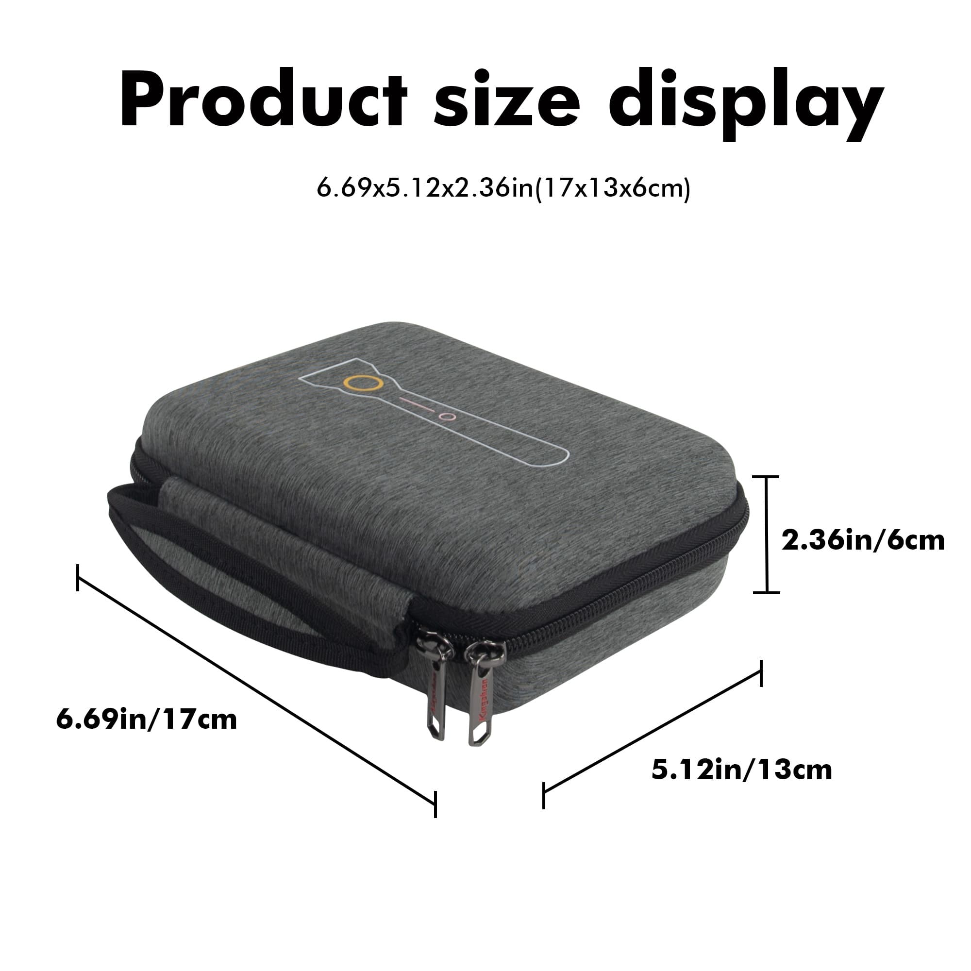 EVA Hard Case Compatible with Gillette Heated Razor and Accessories, Shockproof Travel Storage Box for Charging Dock, Charger, Razor Refills, Protective Divider, Portable Carrying Handle - 2