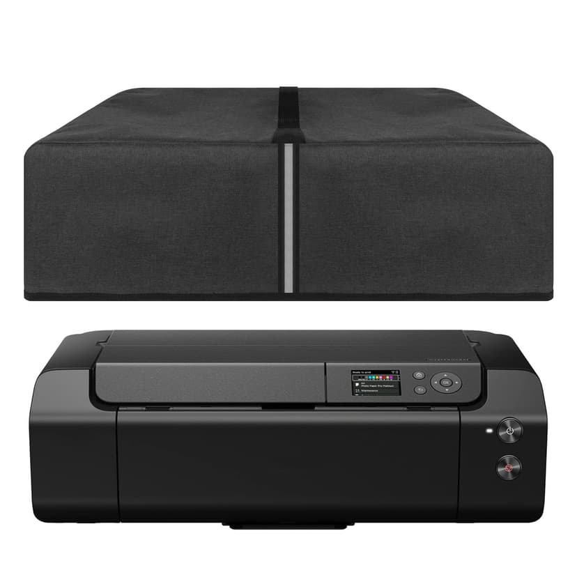 Kingshion Printer Dust Cover Compatible with Canon imagePROGRAF Pro-310 or Canon Pixma Pro-300 Printers,Splash-Proof Fabric Easy to Clean & Storage, Dark Grey