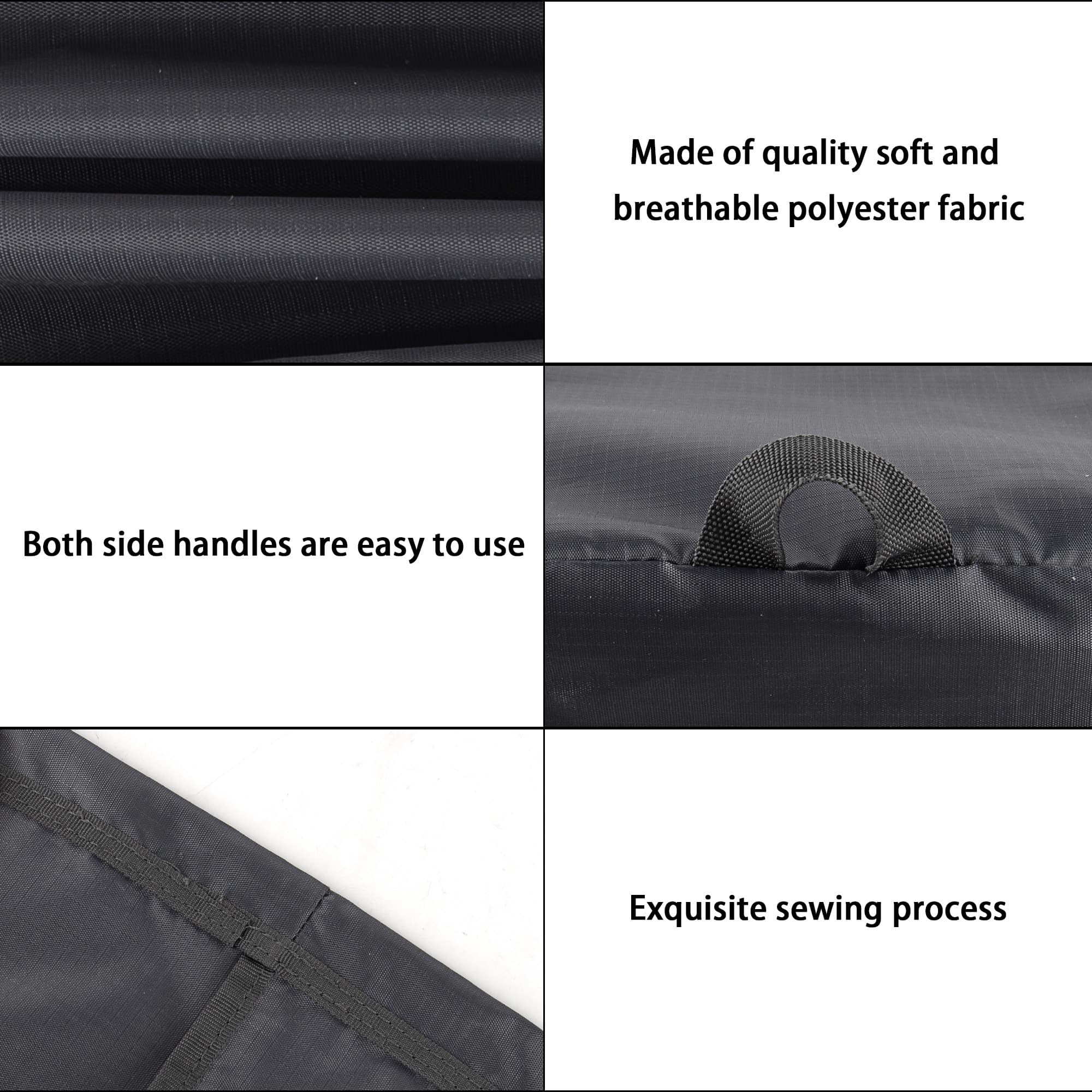 Kingshion Chamber Vacuum Sealer Dust Cover Compatible with Nesco Deluxe Food VS-12, Splash-Proof Fabric Easy to Clean & Storage, 16 x 8 x 5.5 in- Dark Grey - 3