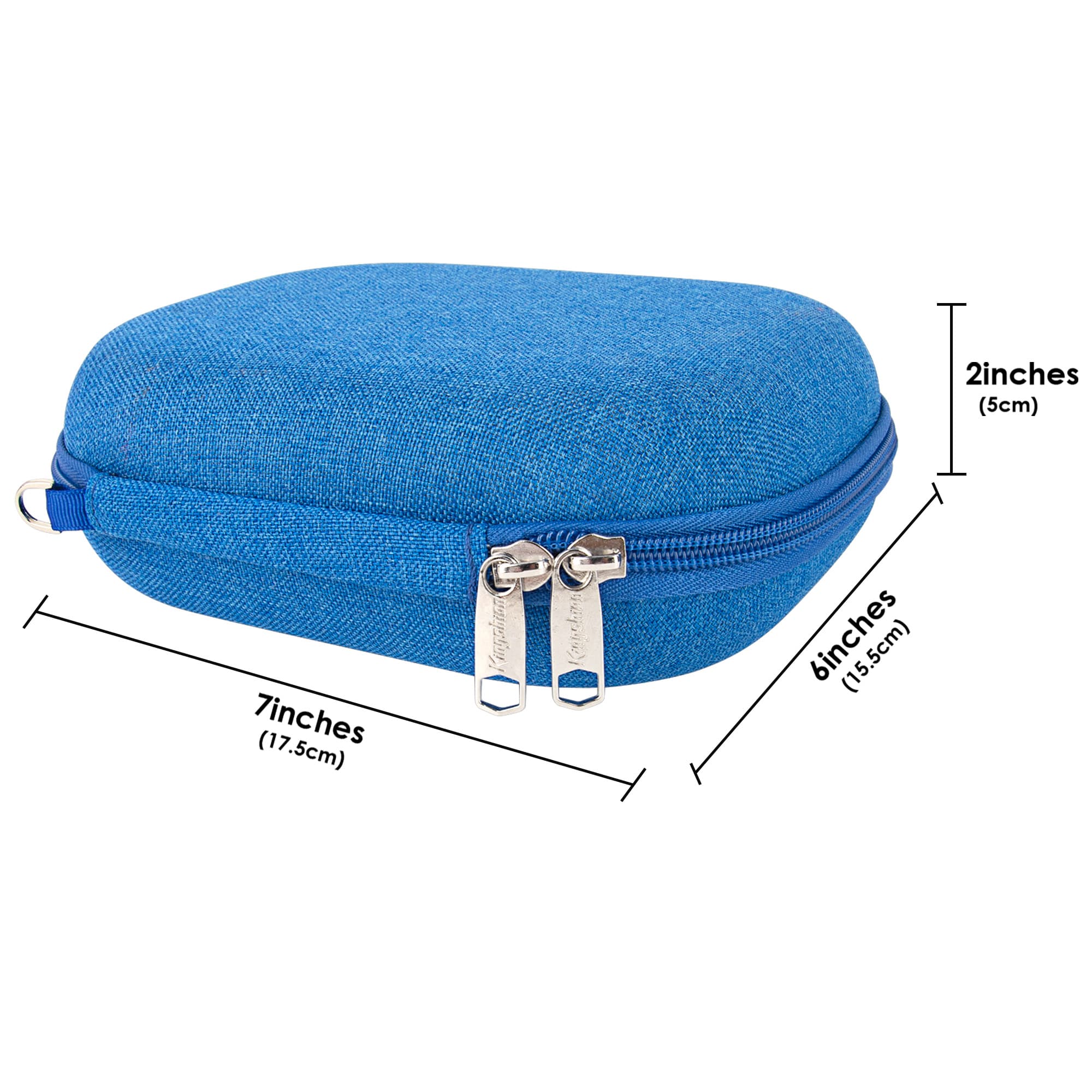 Harte Kopfhörertasche kompatibel mit JBL Tune 510BT, 520BT, 525BT, 500BT, 560BT, 570BT, Tune 600BTNC, 660NC 
, 670NC, Reisetasche für Live 460NC, Live 400BT, T450BT, E45BT (dunkelblau) - 5