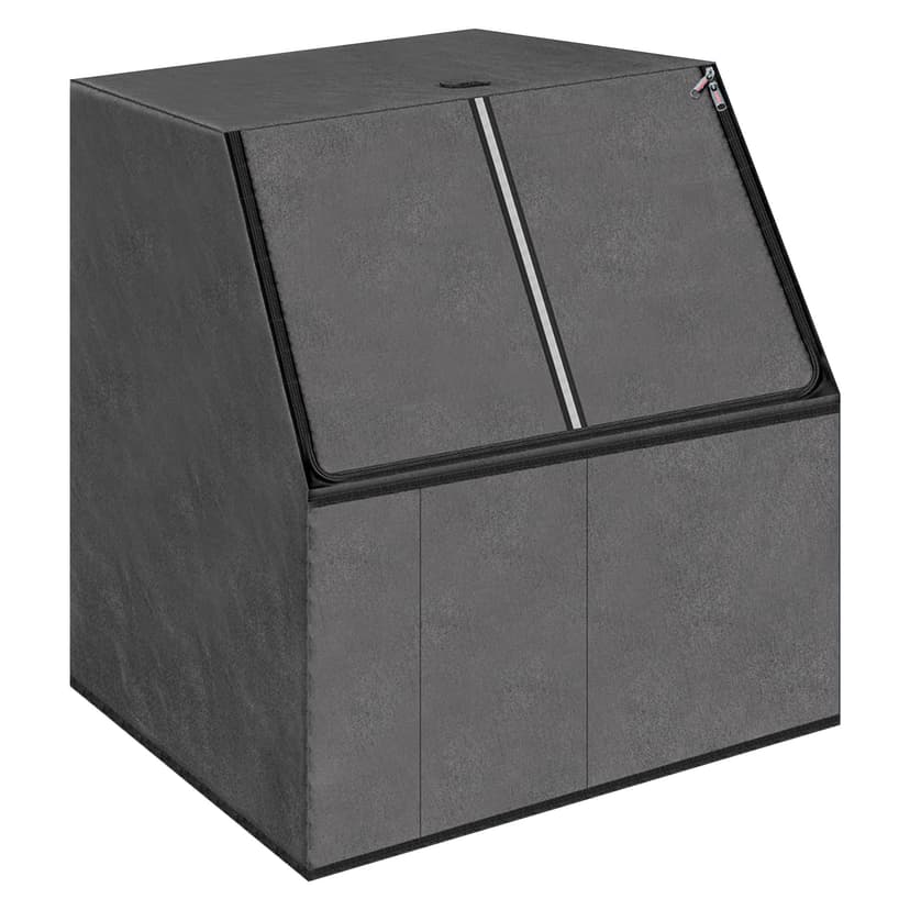 Kingshion Commercial Ice Maker Machine Dust Cover Compatible with VEVOR Commercial Ice Maker Machine 31"H x 25.5"W x 24.5"D- Dark Gray
