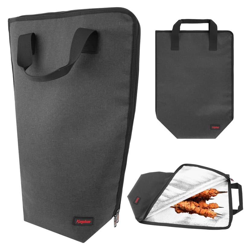 Kingshion BBQ Blanket for Resting Meat, Thicker Insulated Aluminum Foil Meat Resting Bag, Reusable Smoker Grilling Meat Insulated Resting Bag for Longer Lasting Flavor and Juiciness