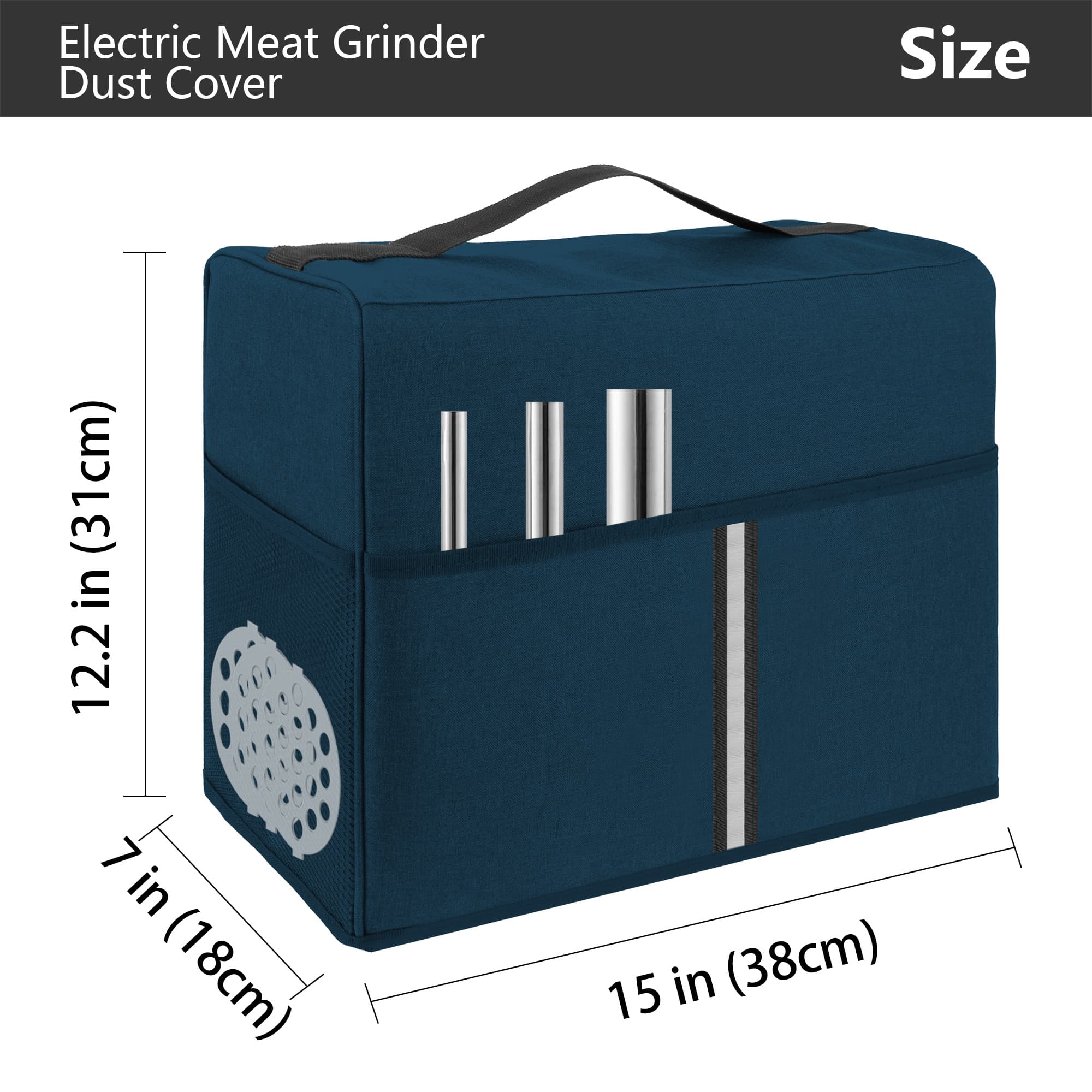 Electric Meat Grinder Dust Cover, Heavy Duty Meat Mincer Dust Cover, Food Grinder Dust Cover - 1