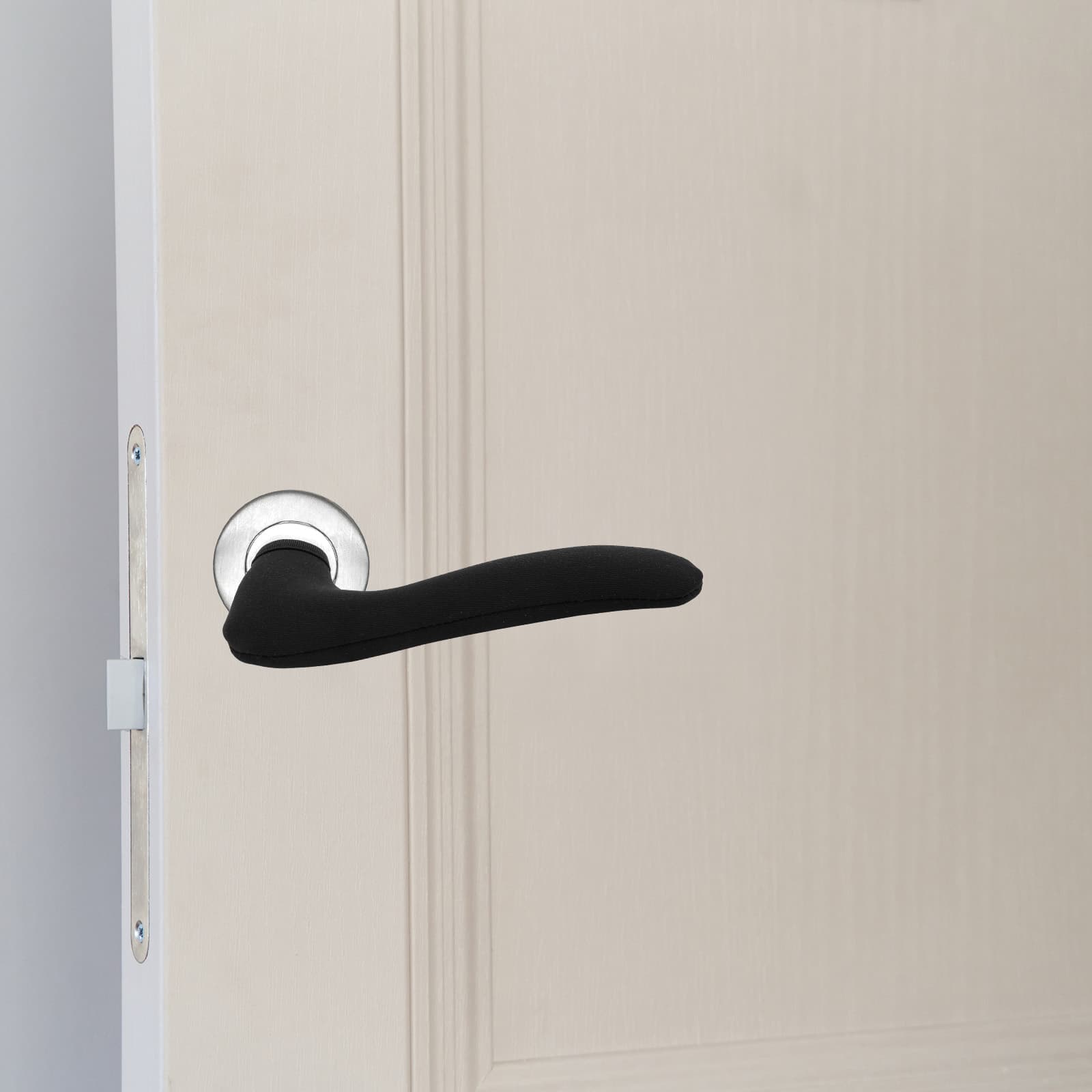 Kingshion 4 PCS Door Handle Covers, Neoprene Rubber Material Doorknob Cover, Anti-Scald Antifreeze Door Handle Protector Door Knob Cushion Cover Protect Hands from Burns and Chills - 5