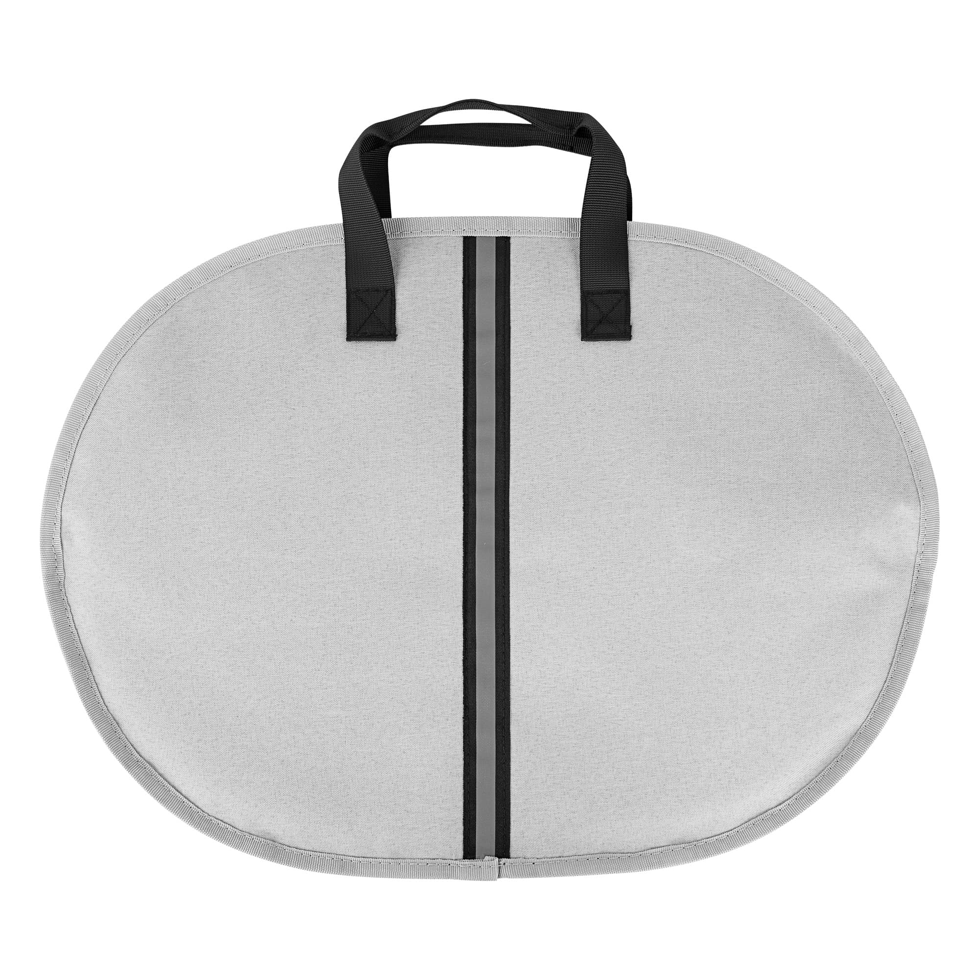 Kingshion Large Platter Storage Bag- 18" x 13" - Stackable with Padded Interior - China Storage Containers for Plates and Serveware (Light Gray) - 5