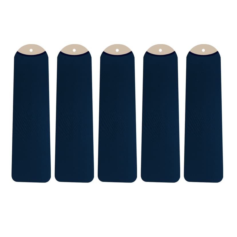 Kingshion Fan Blade Covers Suitable for Most Ceiling Fan Blades- Fits fan blades 5-6 " wide, 19.5 - 22" long (Blue- 5 Pack)