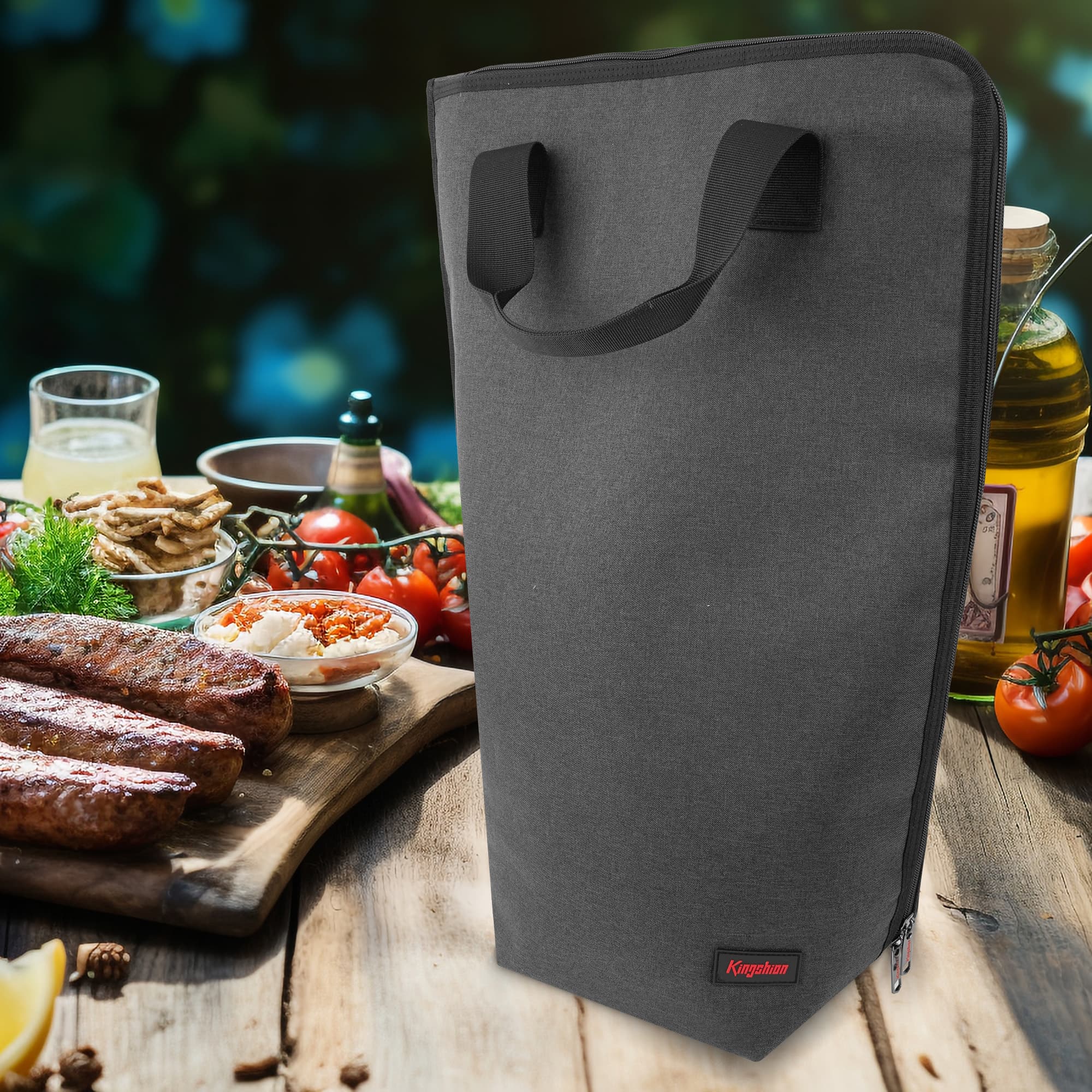 Kingshion BBQ Blanket for Resting Meat, Thicker Insulated Aluminum Foil Meat Resting Bag, Reusable Smoker Grilling Meat Insulated Resting Bag for Longer Lasting Flavor and Juiciness - 5