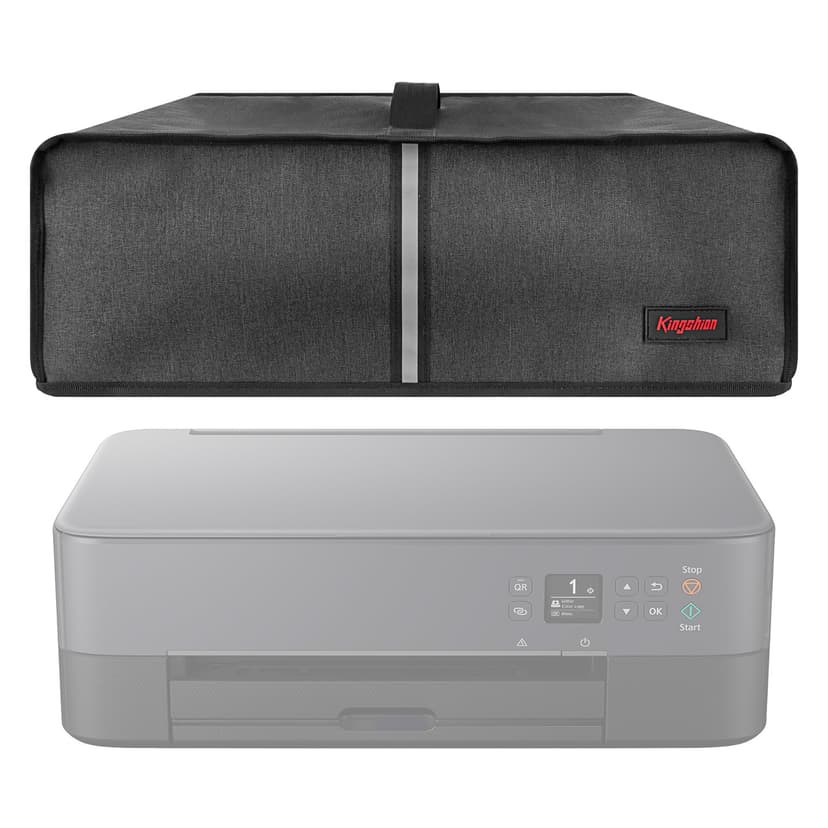 Printer Dust Cover Compatible with Canon Pixma TS5350 / TS5351 / TS5352, High-Elastic Oxford Cloth Protective Cover for Printer - Dark grey
