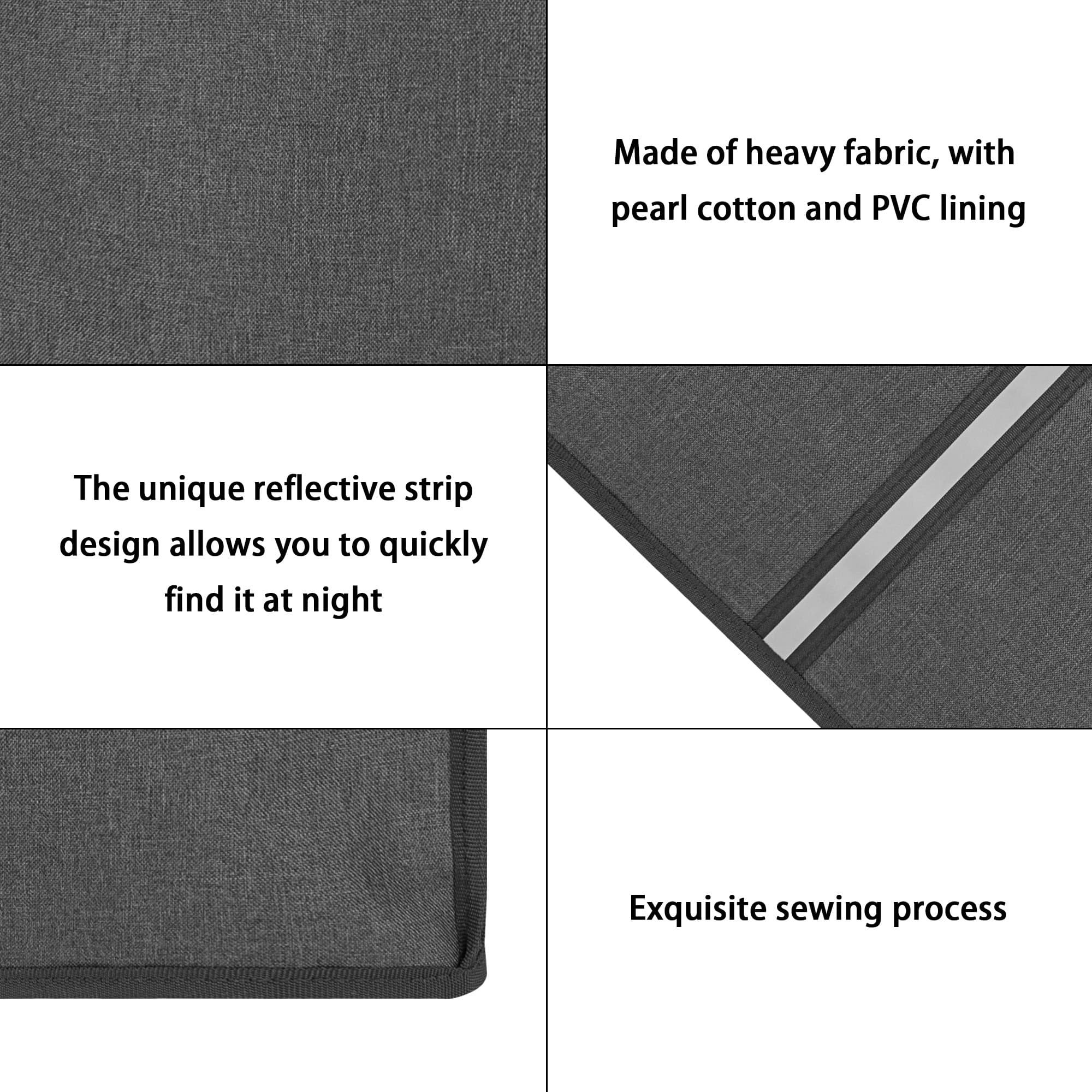 Kingshion Dust Cover Compatible with Nespresso Vertuo Coffee and Espresso Maker by Breville,The Pearl Cotton Inside Enhances  Protection of The Machine -Dark Grey - 4