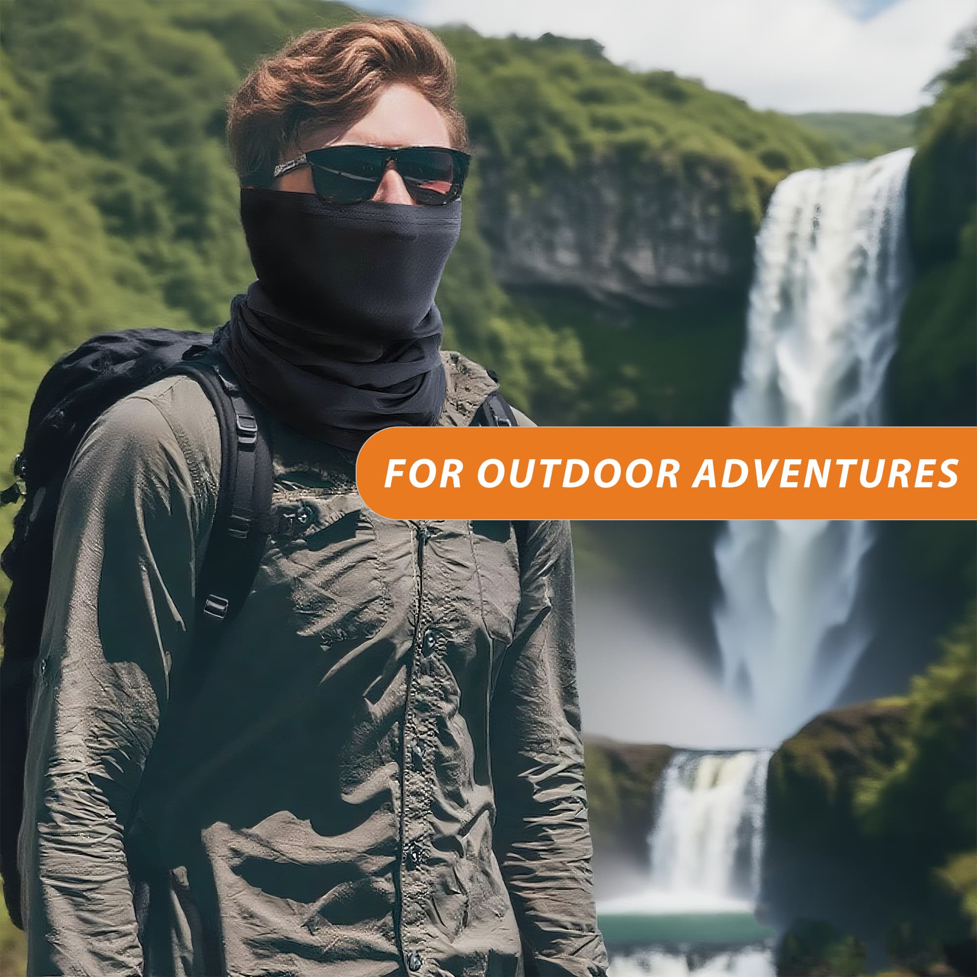 RidingRush Neck Gaiter for Men and Women, Lightweight Breathable Neck Cover Scarf for Outdoor Sports, Hiking, Cycling, Fishing and Daily Activities - 4