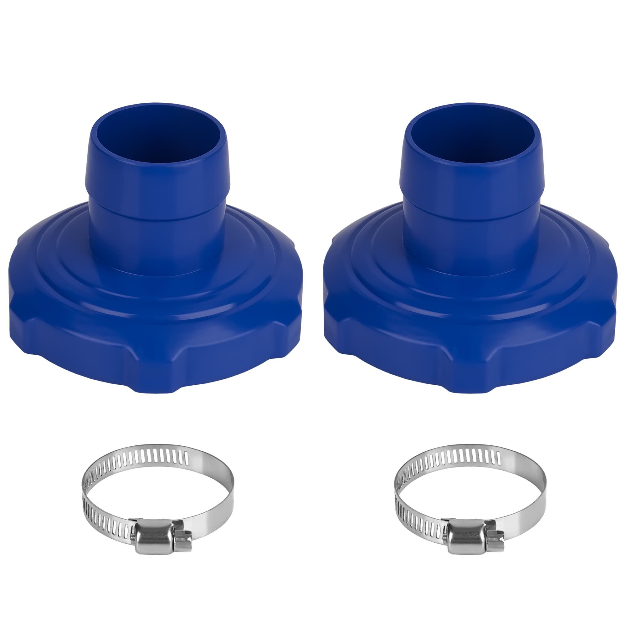 ReignSword 11238 Pool Skimmer Hose Adapter Replacement, Compatible with Intex Above Ground Pools, 1.5" Hose Connector with 3.15" Threaded Screw, Pool Skimmer Replacement Parts (2 Pack) - 2