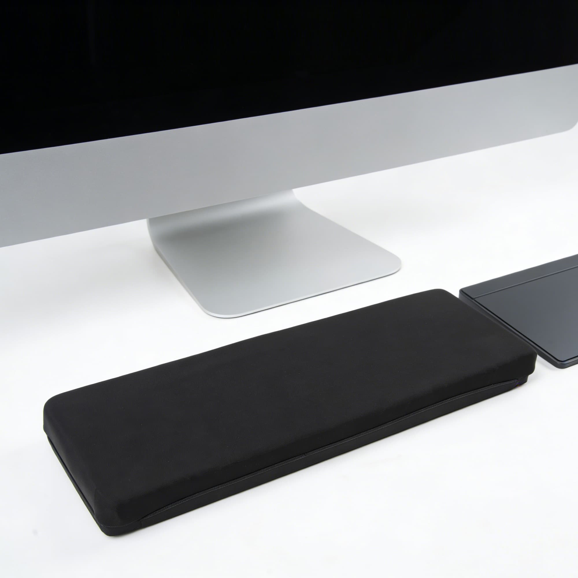 2-Pack Keyboard Dust Cover for 104/108 Full-Size Keyboards - Black Lycra Fabric, Stretchy & Soft - 4