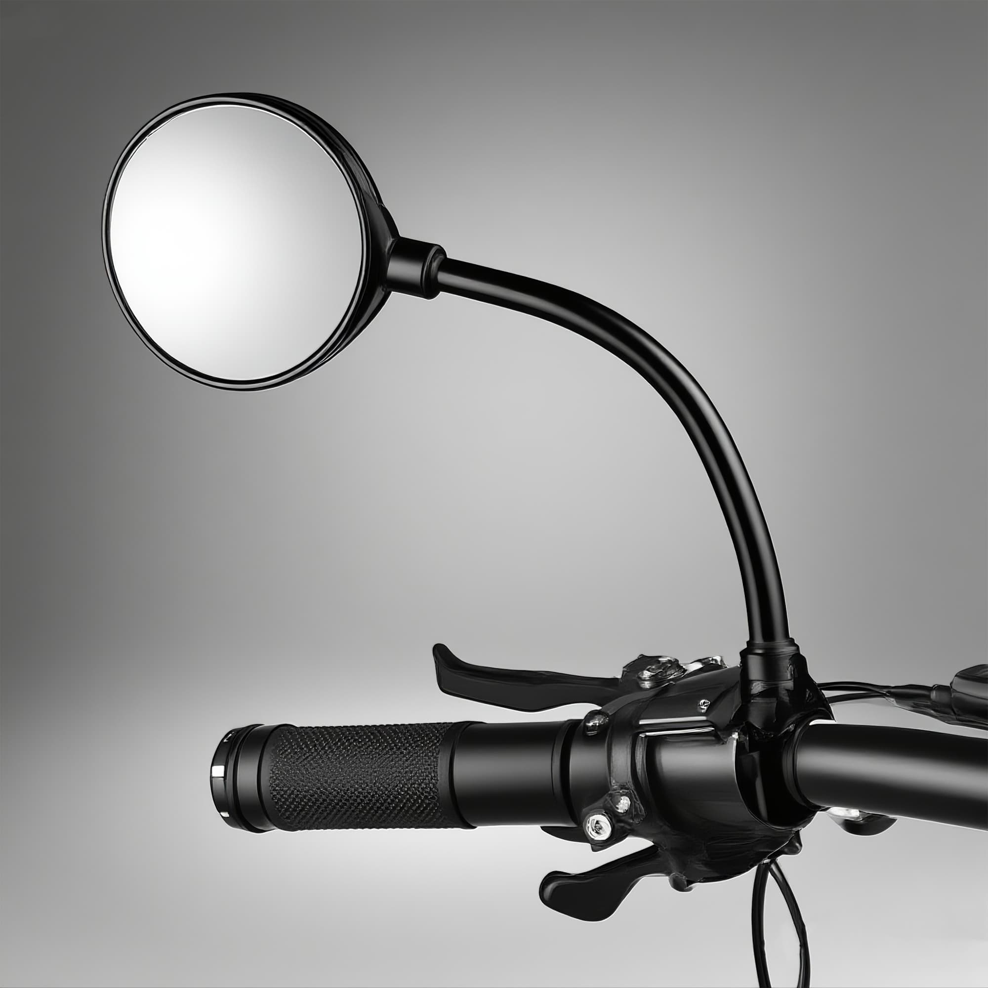 RidingRush Bike Mirrors for Handlebars, Adjustable Bicycle Rear View Mirror Set of 2, Wide Angle Convex Cycling Mirrors for Mountain Road E Bikes & Scooters, Fits 22.2mm Handlebars - 3