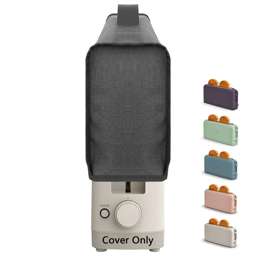 Toaster Cover Compatible with bella 2 Slice Slim Toaster,Waterproof Heatproofant Dustproof Protective Case Heavy Duty Cover-Dark Grey