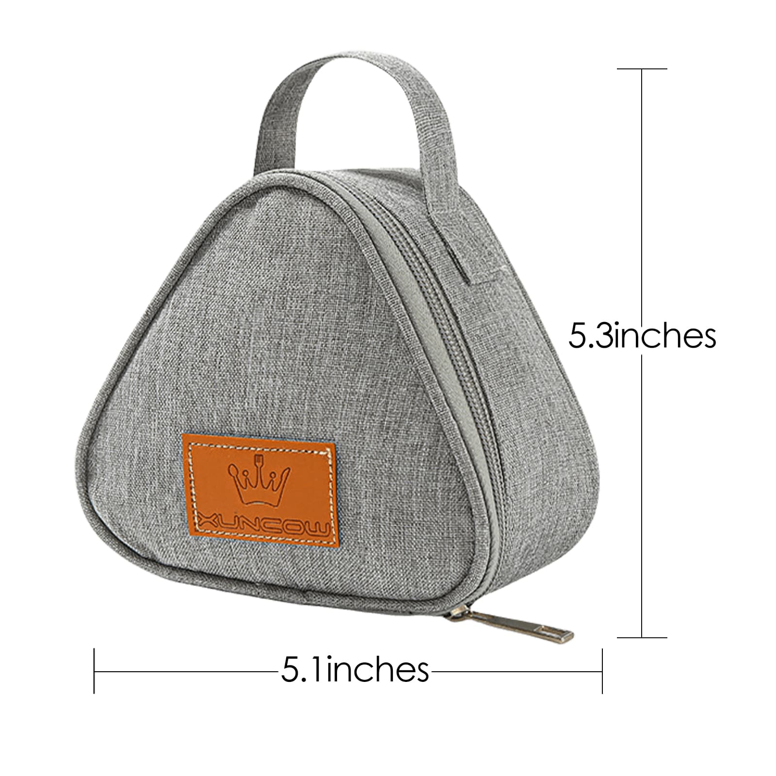 JANKOW Small Reusable Snack Bags Food Breakfast bento bag Small Triangular Rice Ball Lunch Box Bag - 1