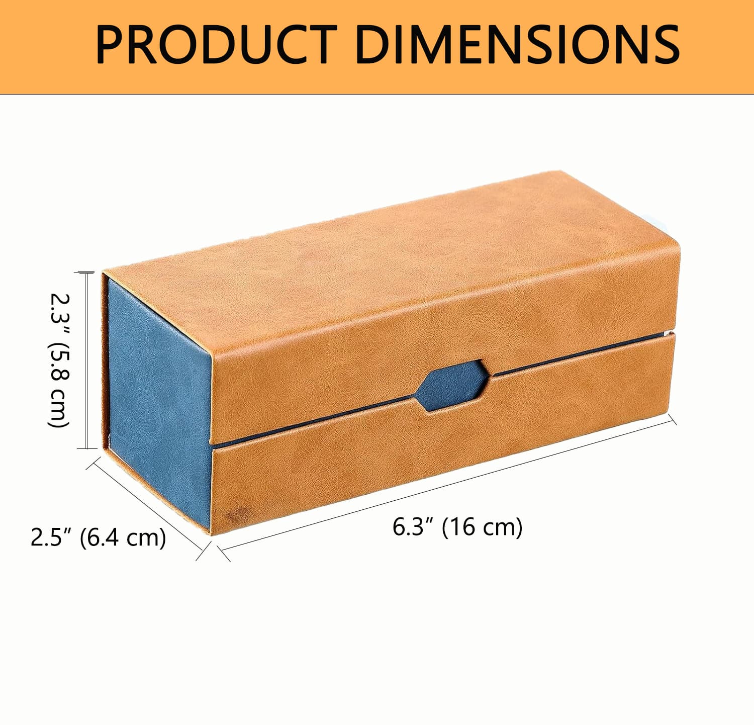 ReignSword 2 in 1 Contact Lens Case and Glasses Case, Double Sided Portable Contact Lenses Travel Cases, Sunglasses Holder for Men & Women, Contacts Lens Box Fit 30 Lenses (Brown) - 1