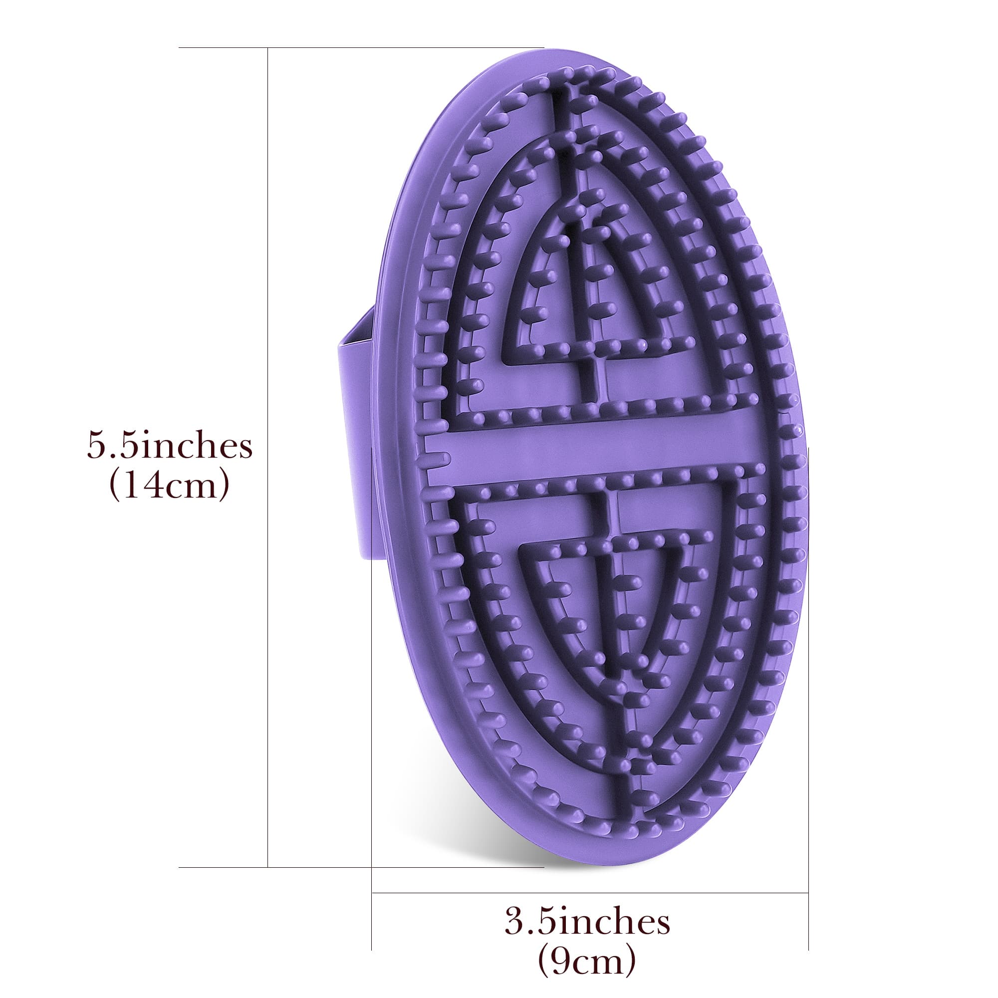 ReignSword 2Pcs Meridian Brush Massage Set, Beauty Salon Professional Acupressure Comb, Full Body Relaxation Therapy Tools, Portable Handheld Cepillo De Meridianos Para Masajes (Purple) - 1