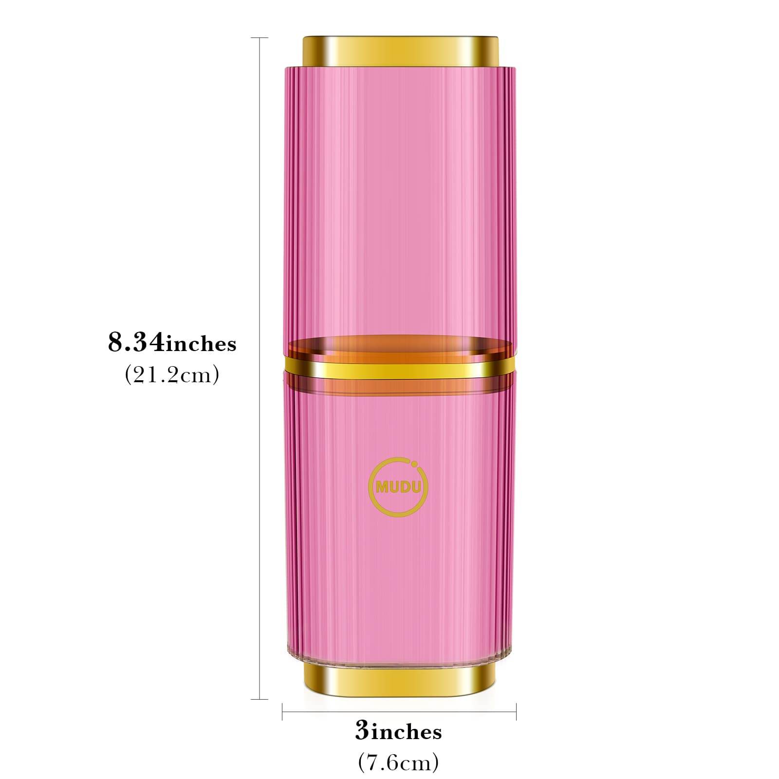 ReignSword Travel Toothbrush Cup Holder, 2 in 1 Portable Toothbrush Case with Cover, Toothbrush Cup Case for Bathroom, Camping, School, Home (Pink) - 1