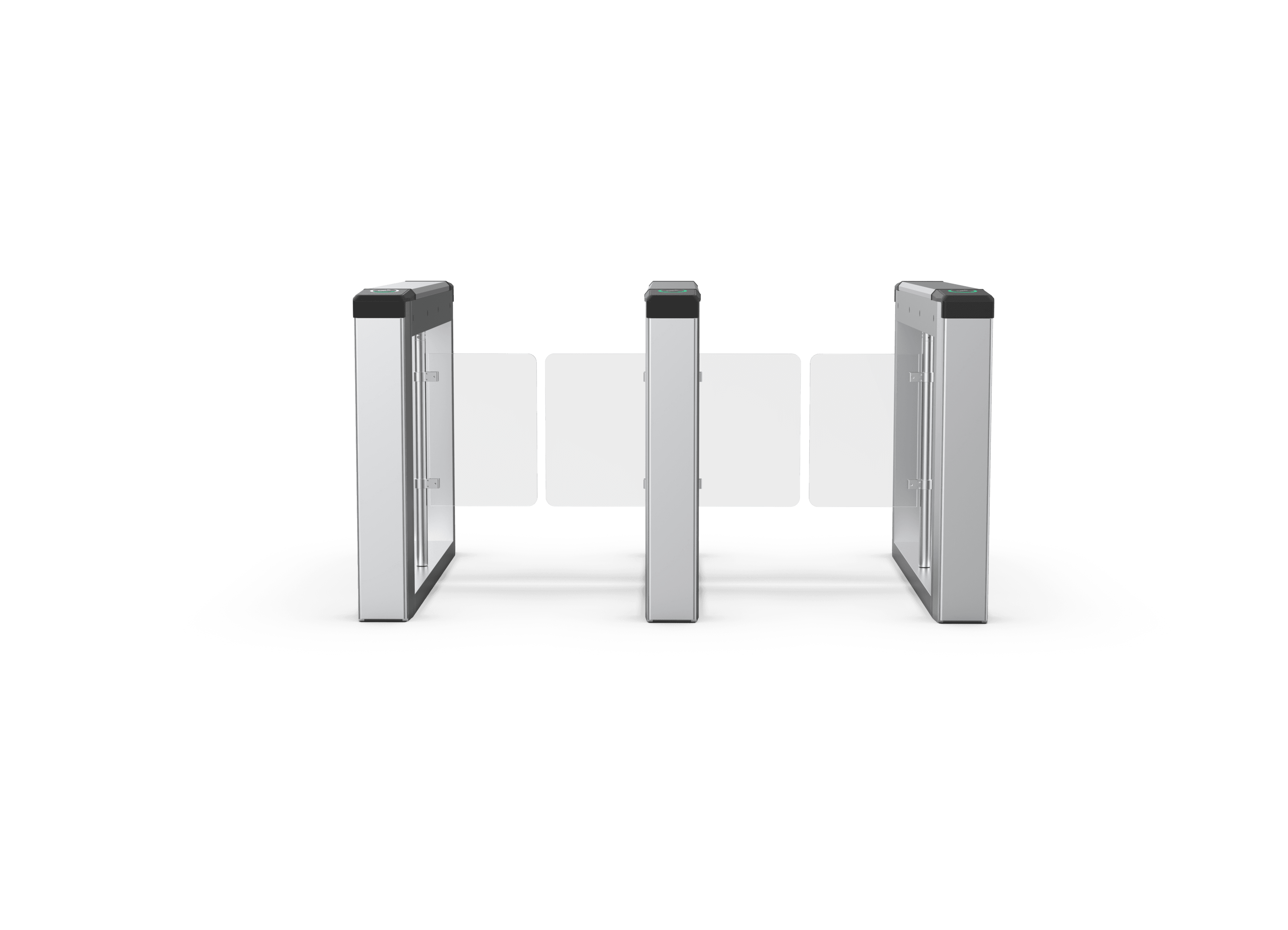 Outdoor Waterproof Smart Barrier Turnstile Access Control System with RFID/Face/QR Support Brushless Motor IP54 Protection - 1