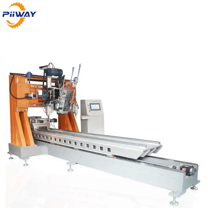 PIIWAY 3-Axis 2-Head Brush Drilling and Tufting Machine for Roller Brushes and Flat Brushes And Disc Brushes - 1
