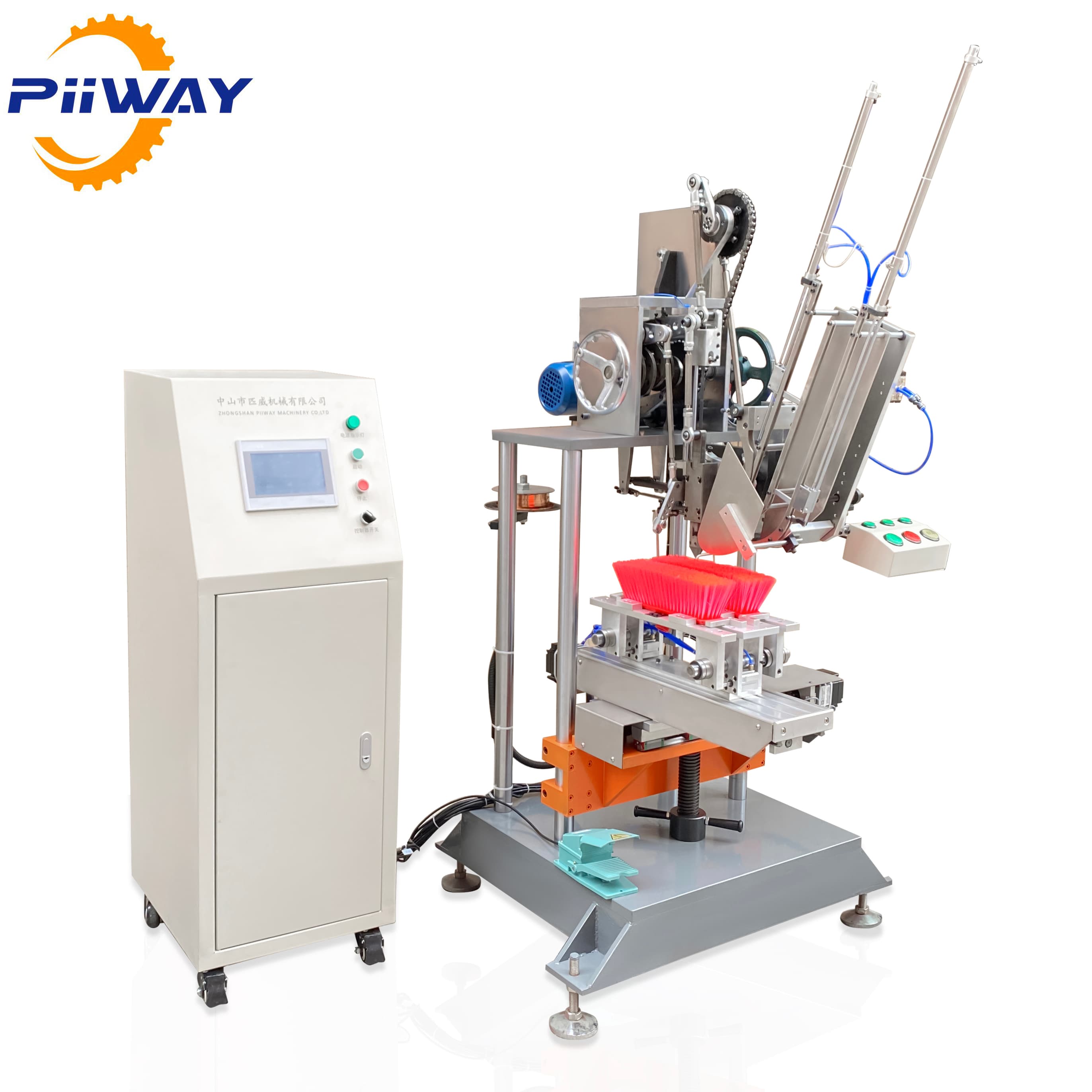 High speed working PLC Broom Brush Tufting Making Machine - 1