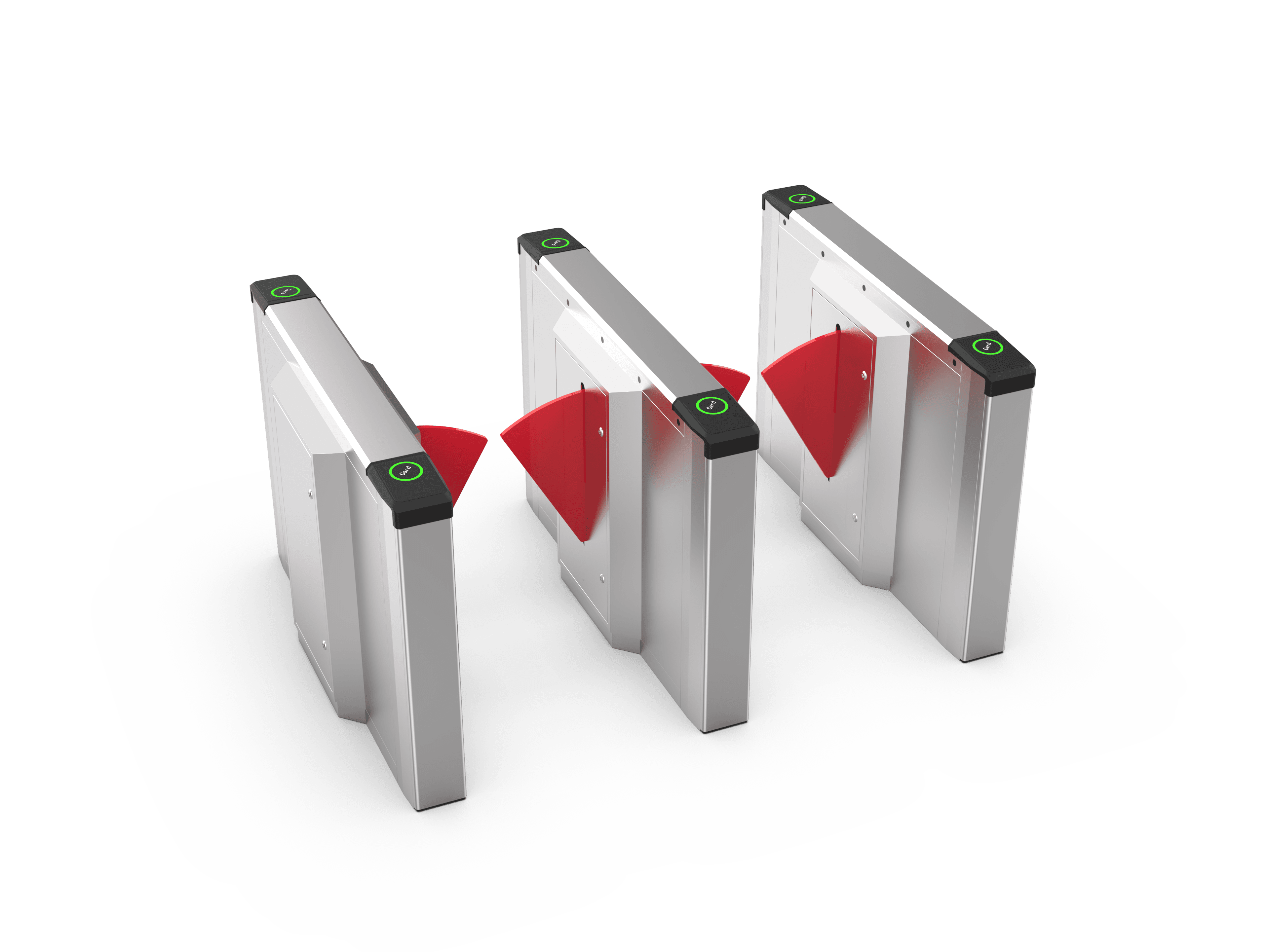 Goldantell Brushless Motor Barrier Gate Turnstile Face Recognition QR Code RFID Access Control Collision Avoidance 316 Stainless - 1