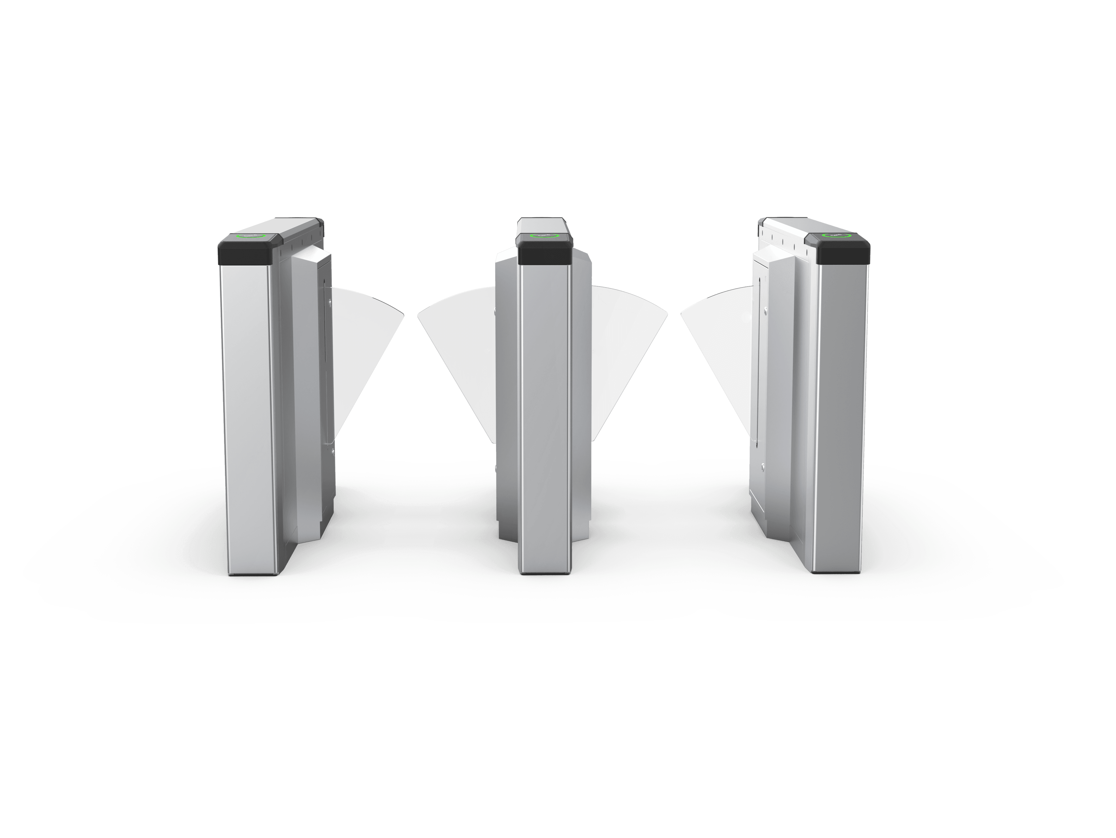 Brushless Motor Barrier Gate Anti-Pinch Function Biometric Time Recording Turnstile - 1