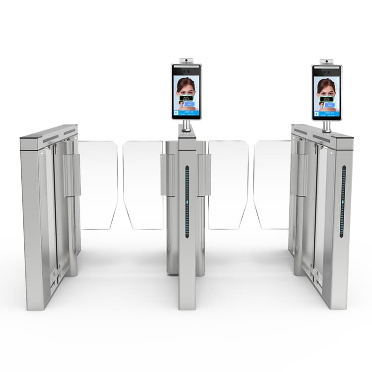 Half Height Turnstyle Gate Swing Barrier Turnstile Gate Access Control Facial Recognition Turnstile for Airports Optional TCP/IP - 1