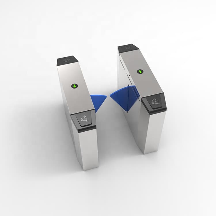 Access Control Turnstile System Work Flap Barrier Turnstile Flap Barrier Gate Customization Available - 1