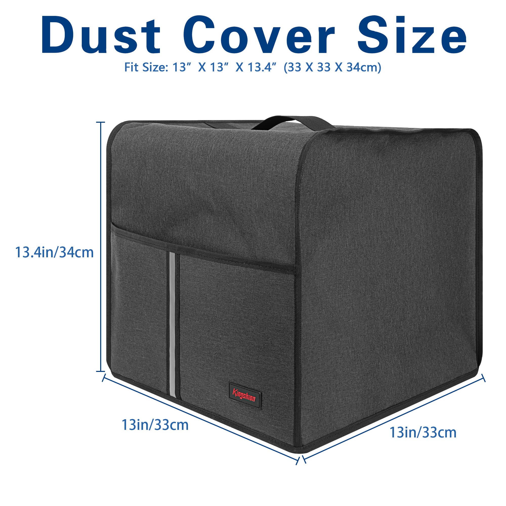 Dust Cover Compatible with TM6/ TM5 /TM31, Waterproof Padded Oxford Cloth Cover for Kitchen Mixer Machine - Dark grey - 1