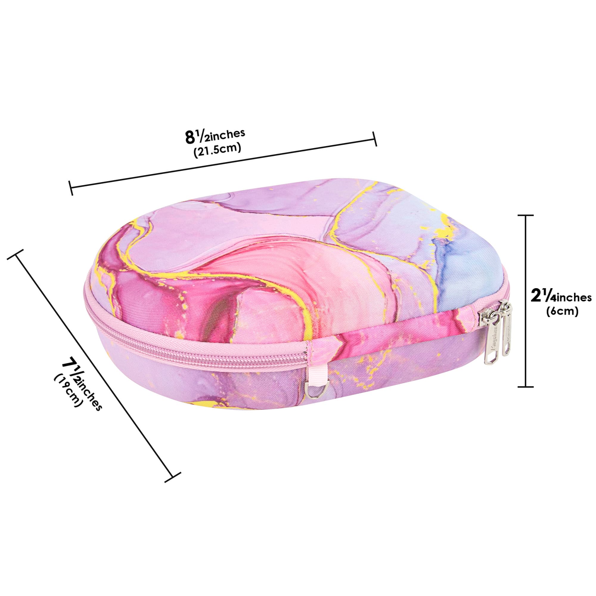 Kingshion Hard Headphone Case Compatible with JBL Tour ONE, TUNE 750BTNC, Tune 710BT, TUNE 700BT Travel Carrying Bag for Lifestyle E65BTNC, Live 650BTNC, LIVE 500BT (Pink) - 1