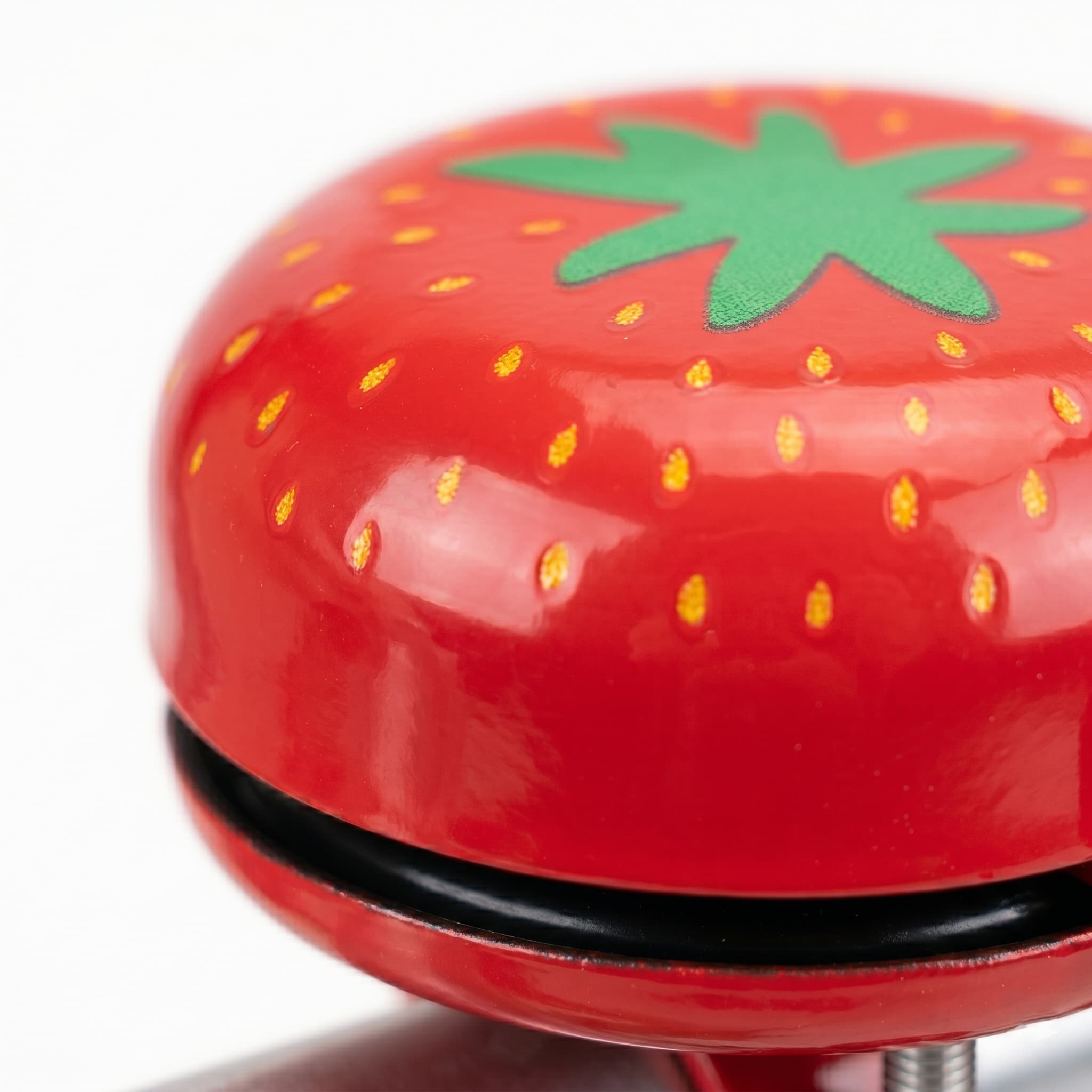 RidingRush Kids Bike Bell, Cute Strawberry Bicycle Bell for Girls & Toddlers, Loud Crisp Ring Bicycle Handlebar Bell for Kids Bikes, Scooter & Tricycle Accessories - 1