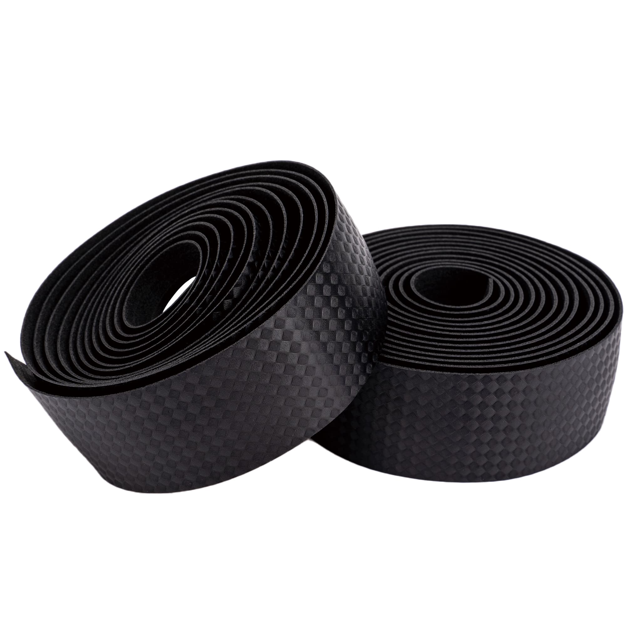 RidingRush Road Bike Handlebar Tape, Anti-Slip PU EVA Bar Tape, Textured Bicycle Grip Wrap for Road & Gravel Bikes, Thickened Shock Absorbing Handlebar Tape with Bar End Plugs - 1