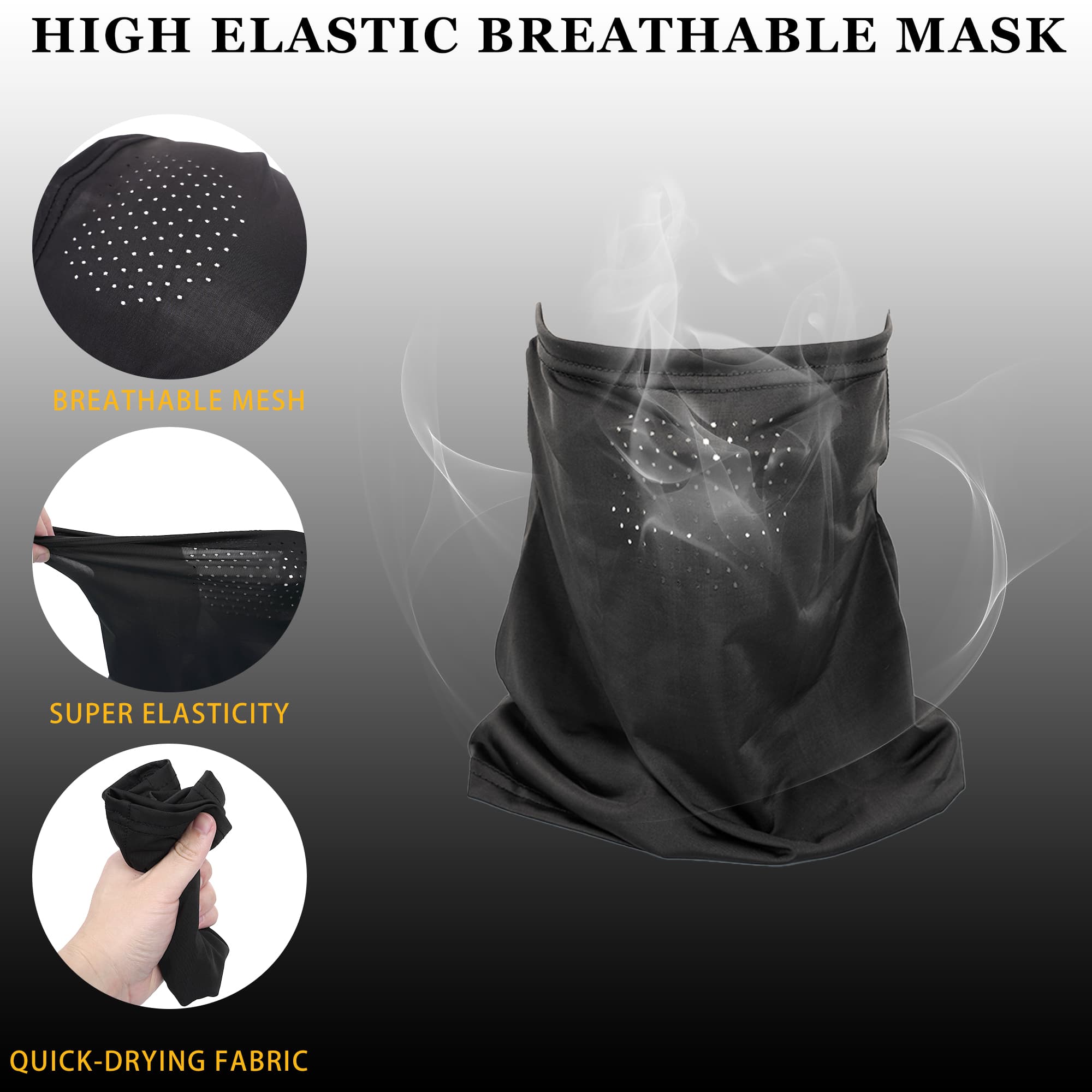 RidingRush Neck Gaiter for Men and Women, Lightweight Breathable Neck Cover Scarf for Outdoor Sports, Hiking, Cycling, Fishing and Daily Activities - 1