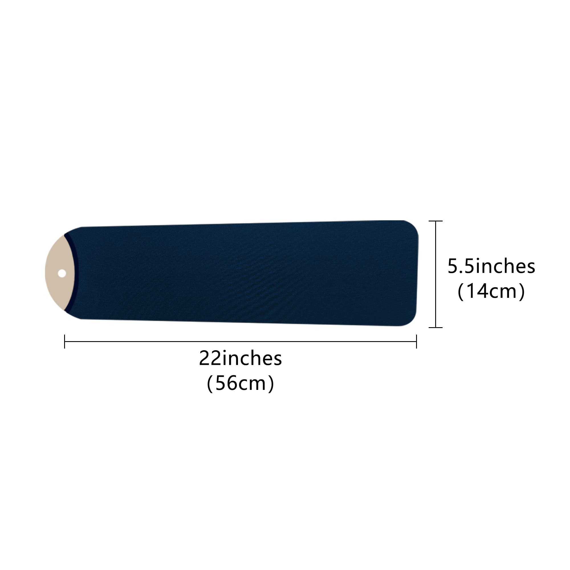 Kingshion Fan Blade Covers Suitable for Most Ceiling Fan Blades- Fits fan blades 5-6 " wide, 19.5 - 22" long (Blue- 5 Pack) - 1