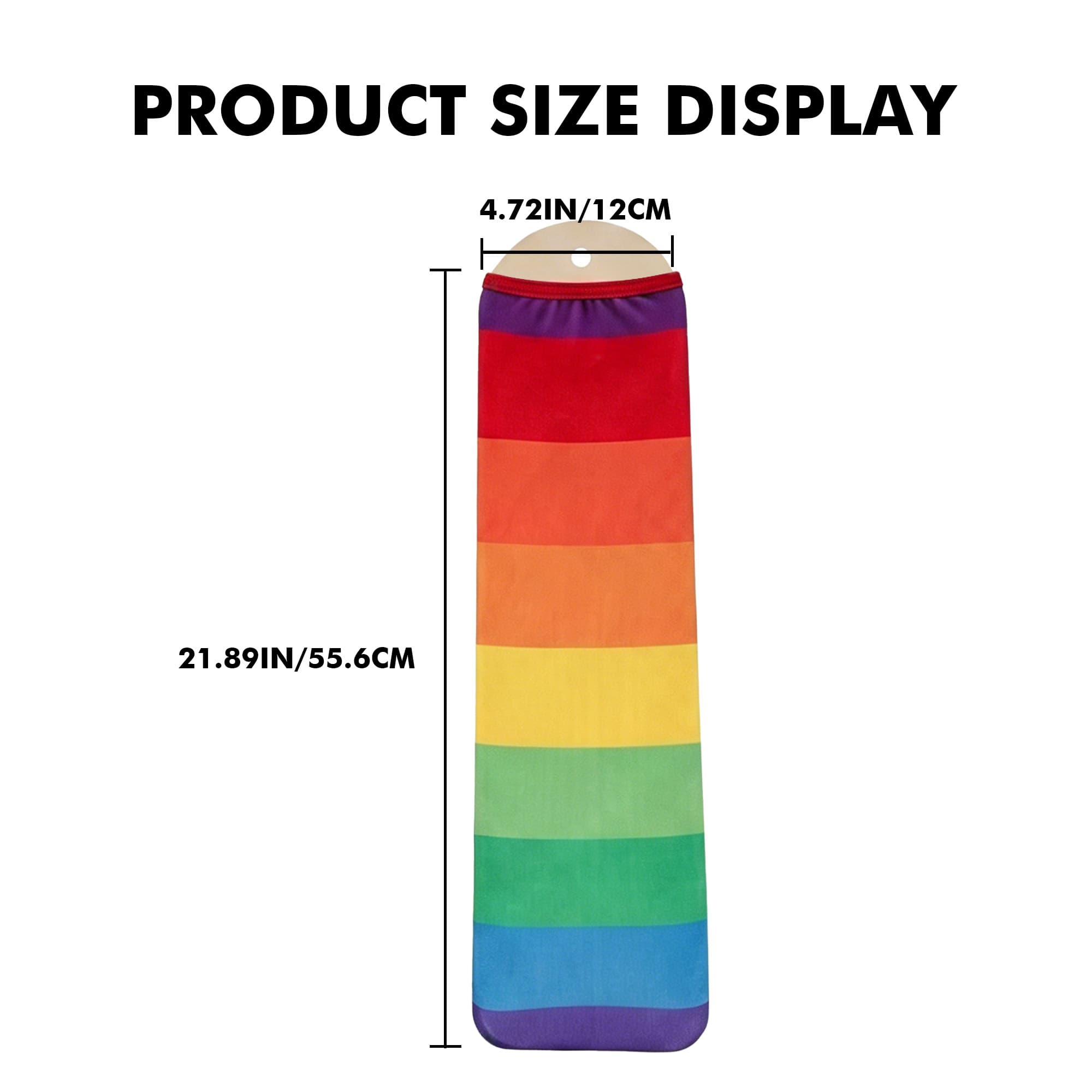Ceiling Fan Blade Covers 5 Pack, Dust-Proof Fan Blade Sleeves, Washable Stretch Covers for Home Bedroom Living Room, Easy Install, Keep Fan Blades Cleaner Longer -Colorful Stripe Design - 1
